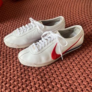 Men’s- red white and blue Nike Cortez sneakers size 11